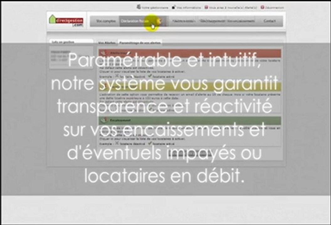 Gestion locative, l'interface propriétaire en ligne : une exclusivité Directgestion