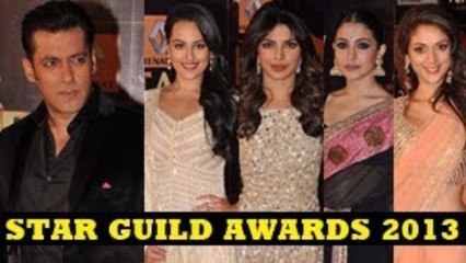 Download Video: Star Guild Awards 2013 Red Carpet - Salman Khan, Anushka Sharma, Sonakshi Sinha