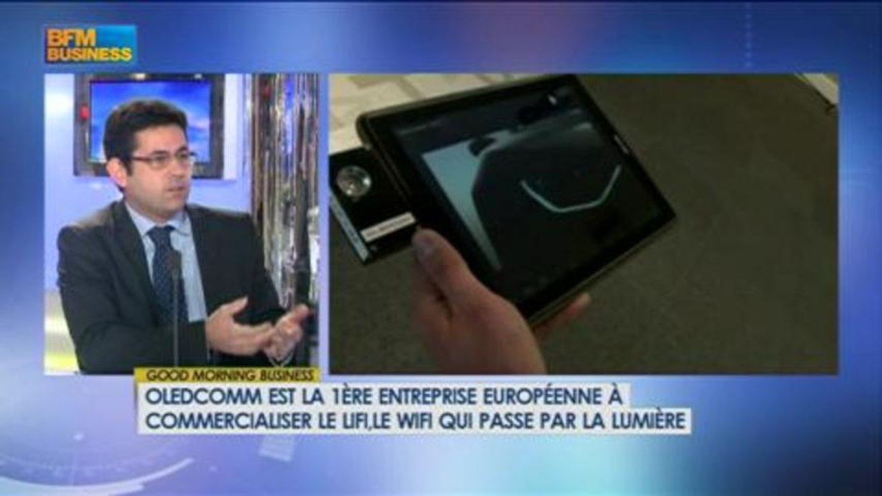 La technologie LI-FI : Cédric Mayer - 22 février - BFM : Good Morning Business