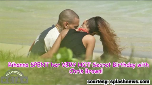 Rihanna Caught KISSING Chris Brown - HOT Birthday Celebration