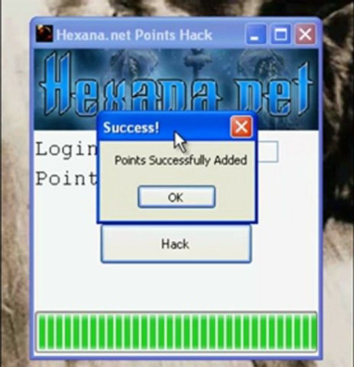 Hexana.net Shop Points Hack