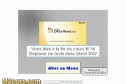 Tutoriel WORD 2007: Cours N°16 Déplacer du texte dans Word