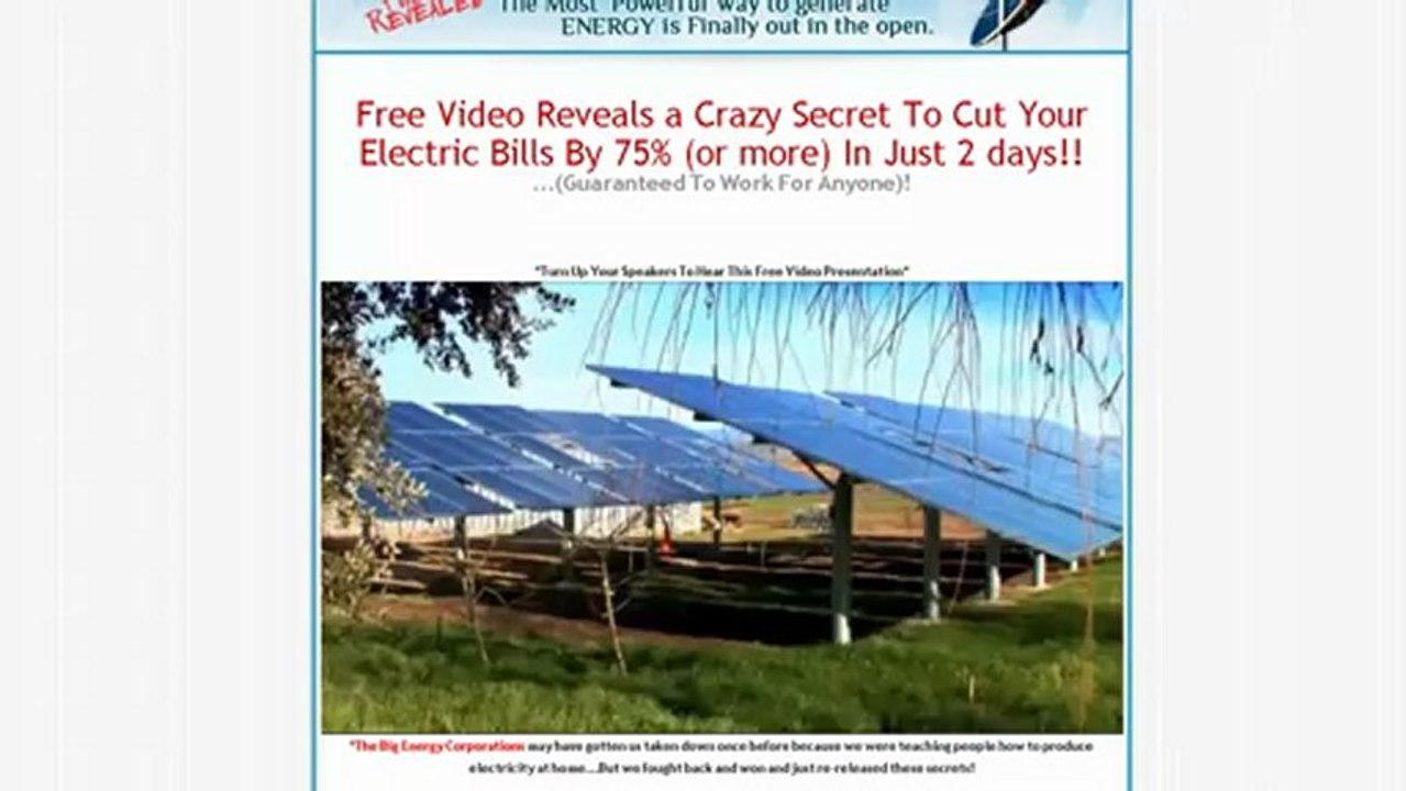 Solar Stirling Plant 2013 Uses The Sun To Create Free Electricity