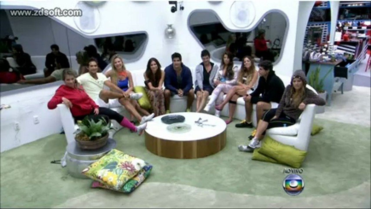 Bial perguntando a situação do casal. Edição 21/02