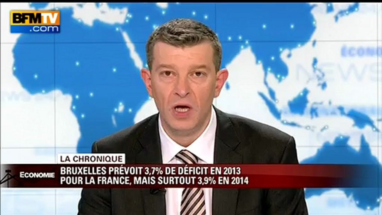 Chronique éco de Nicolas Doze : le déficit prévu par Bruxelles pour la France - 22/02