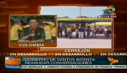Trabajadores del Cerrejón cumplen 16 días en huelga