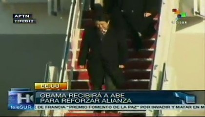 Shinzo Abe llegó a Washington en busca de mayor apoyo
