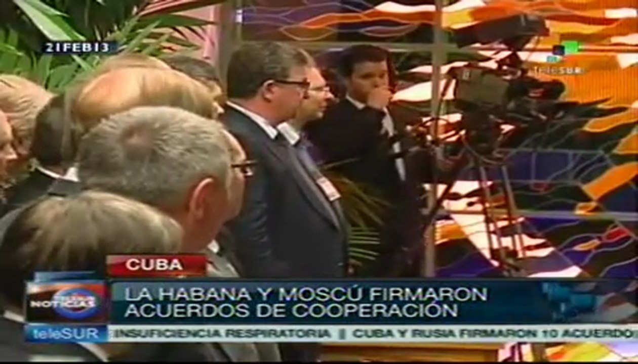Cuba y Rusia suscriben acuerdos bilaterales
