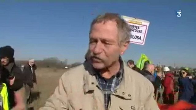 France3 Midi-Pyrénées - 16/02/2013 - Portes de gascogne : le pharaonique projet de centre commercial continue de mobiliser ses opposants