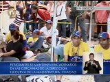 7 nuevos estudiantes se suman a la protesta para exigir información sobre Chávez