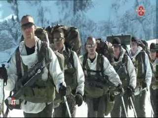 Entraînement du 27e BCA au Mont-Saxonnex (Haute-Savoie)