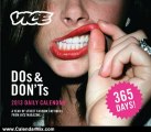 Calendar Review: 2013 Daily Calendar: Vice Dos & Don'ts by Editors of Vice Magazine
