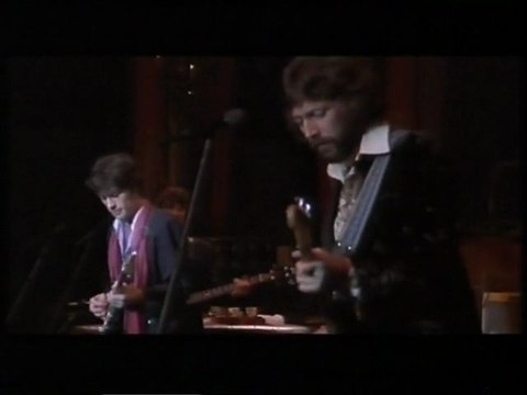 Eric Clapton and Robbie Robertson LIVE - 'Further On Up The Road' ('76)