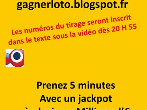 RÉSULTAT TIRAGE LOTO LUNDI 22 AVRIL Notre système pour gagner plus facilement