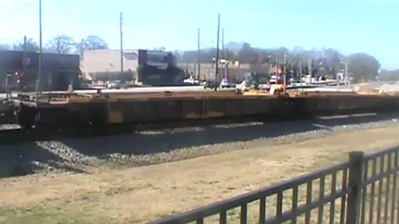 Norfolk Southern stack Train through Austell Ga. into Whitaker Yard.