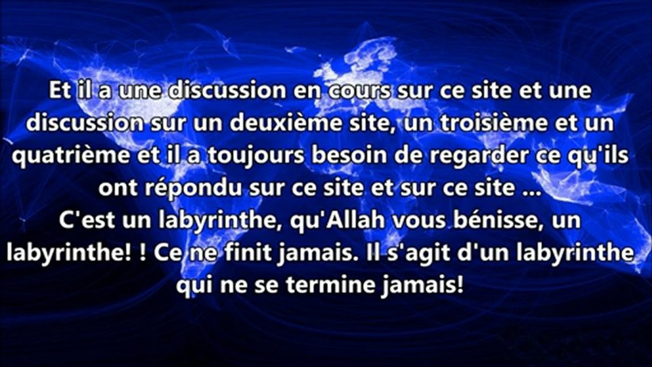 L'étudiant et Internet - cheikh 'Abd al-'Aziz al-Bura'ee
