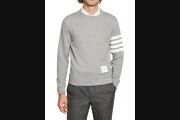 Thom Browne  Cotton Terry Stripes Sweatshirt Uk Fashion Trends 2013 From Fashionjug.com