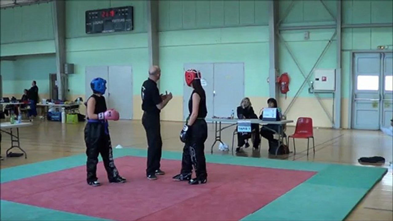 anne sophie Championnat régional de full contact