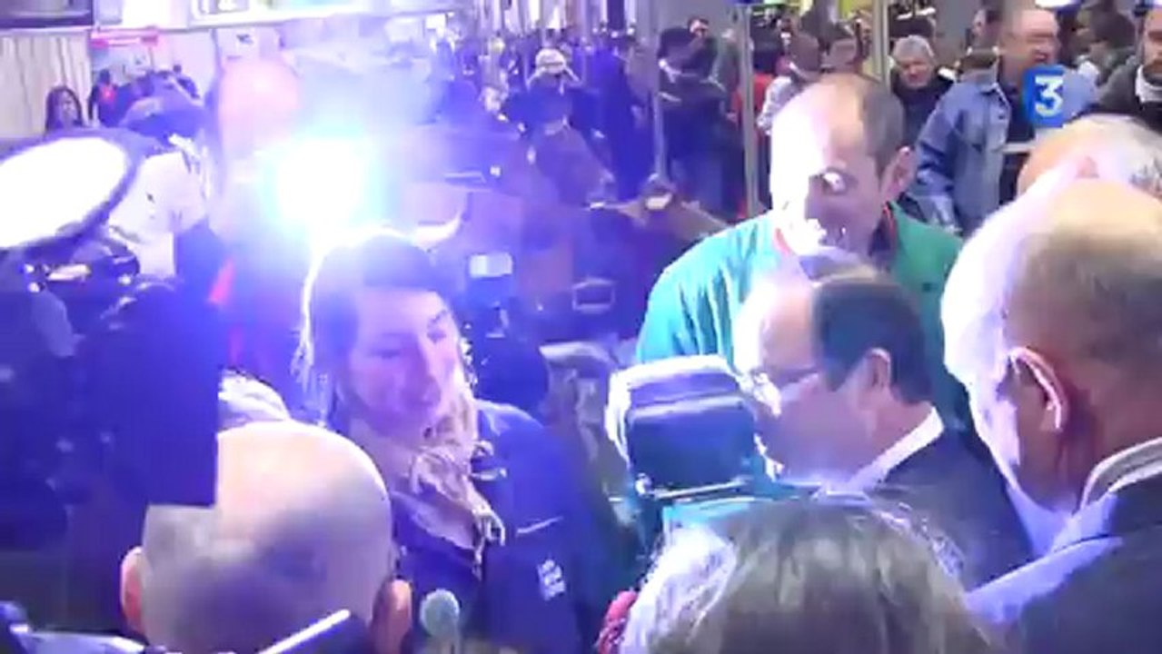 SIA 2013 : Ambiance présidentielle au Salon de l'Agriculture