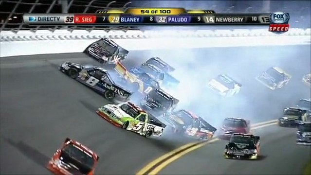 NASCAR Camping World Truck series Daytona 2013 Big one