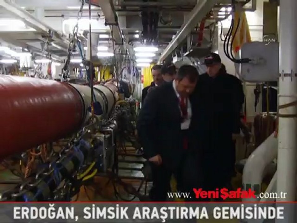Başbakan Erdoğan, sismik araştırma gemisinde