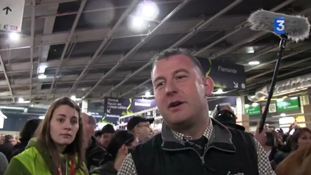 SIA 2013 : Un éleveur de bovins de race limousine : la traçabilité, depuis le temps qu'on le dit