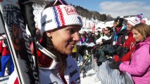 Marie Marchand-Arvier 3eme de la Descente à Méribel