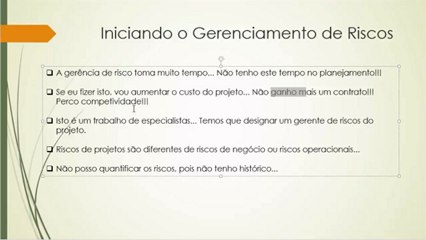Gerenciamento de riscos de projeto #4