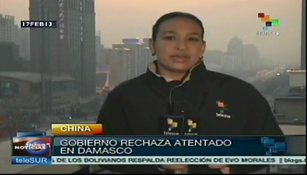 China condena ataques terroristas en Damasco