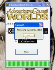 AdventureQuest Worlds Membership Hack
