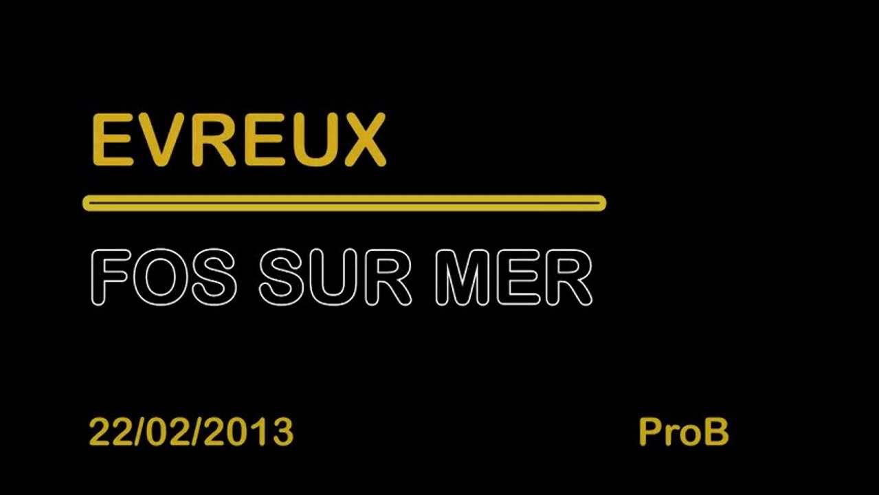 [ProB J24] Evreux - Fos