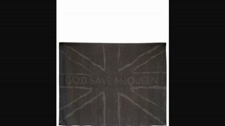 Alexander Mcqueen  God Save Mcqueen Modal Cashmere Scarf Uk Fashion Trends 2013 From Fashionjug.com