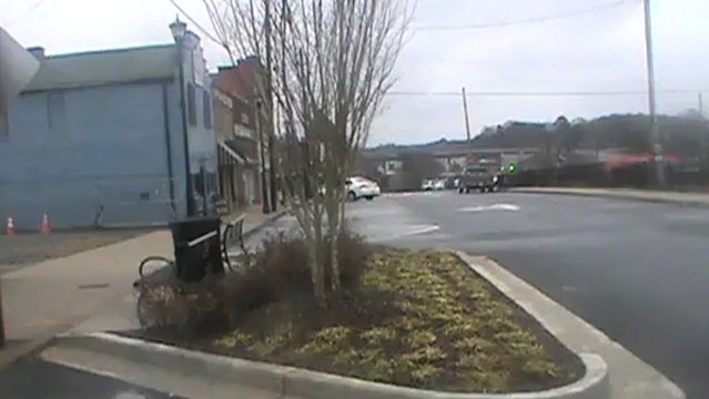 Norfolk Southern Triple Crown roadrailer train southeast through Austell Ga.