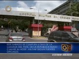 Así se encuentran hoy las adyacencias del Hospital Militar