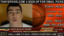 Milwaukee Bucks versus Atlanta Hawks Pick Prediction NBA Pro Basketball Odds Preview 2-23-2013