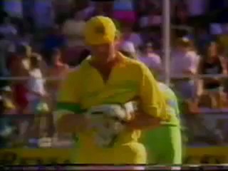 Abdul Qadir bowling a googly