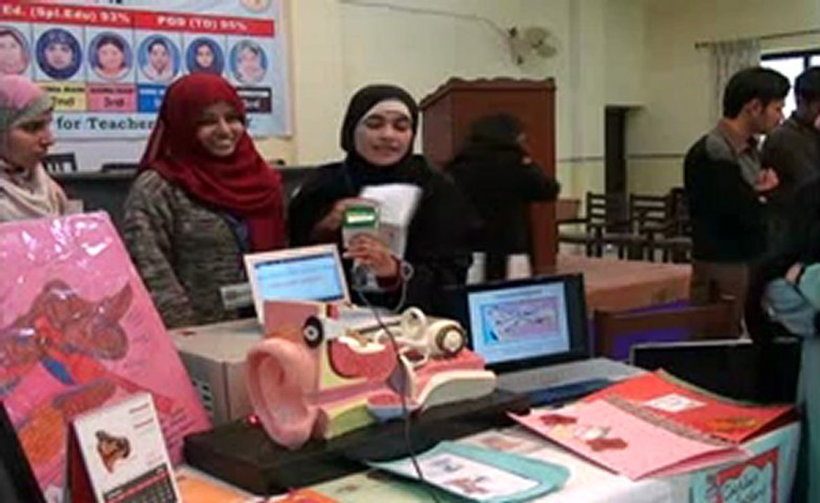 Faiza Khalid at Govt. Training College for teachers of the deaf