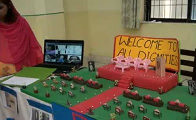 Bushra and her team  at Govt. Training College for teachers of the deaf