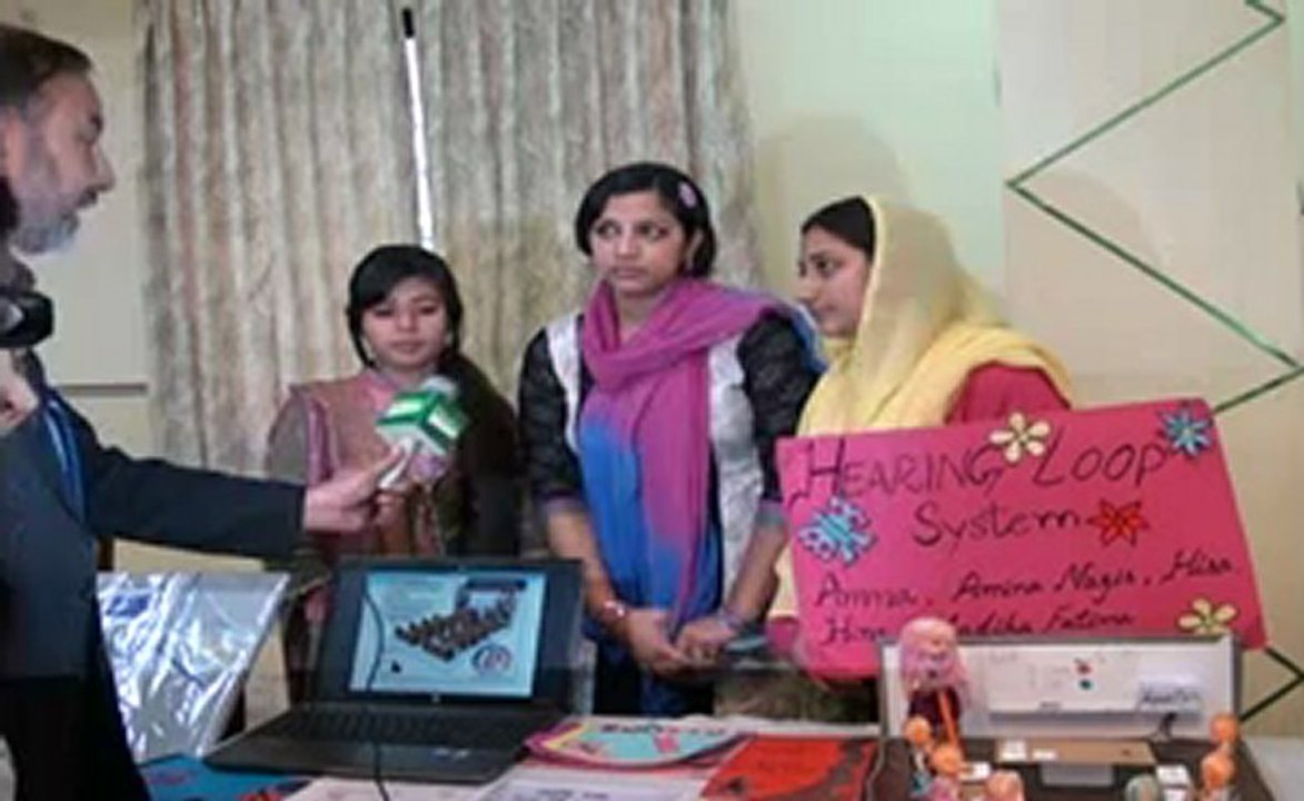 Miss Amara  at Govt. Training College for teachers of the deaf