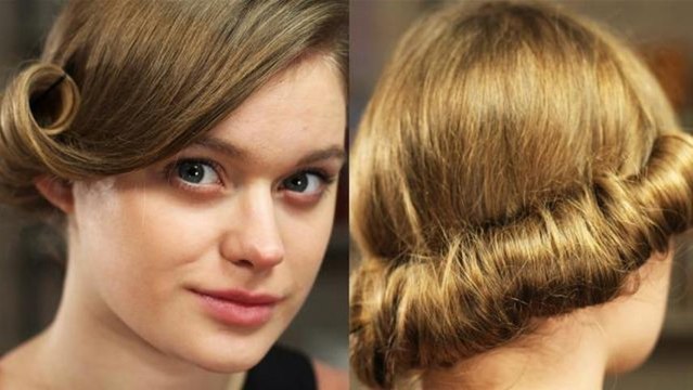 Hair With Hollie: Charlize Theron Rolled Updo