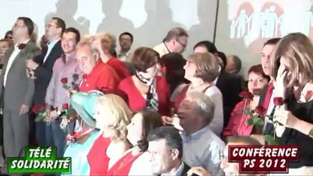 Conférence PS à Charleroi par Ledoux paradis (Télé Solidarité)
