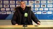Conférence de presse AJ Auxerre - EA Guingamp : Bernard  CASONI (AJA) - Jocelyn GOURVENNEC (EAG) - saison 2012/2013