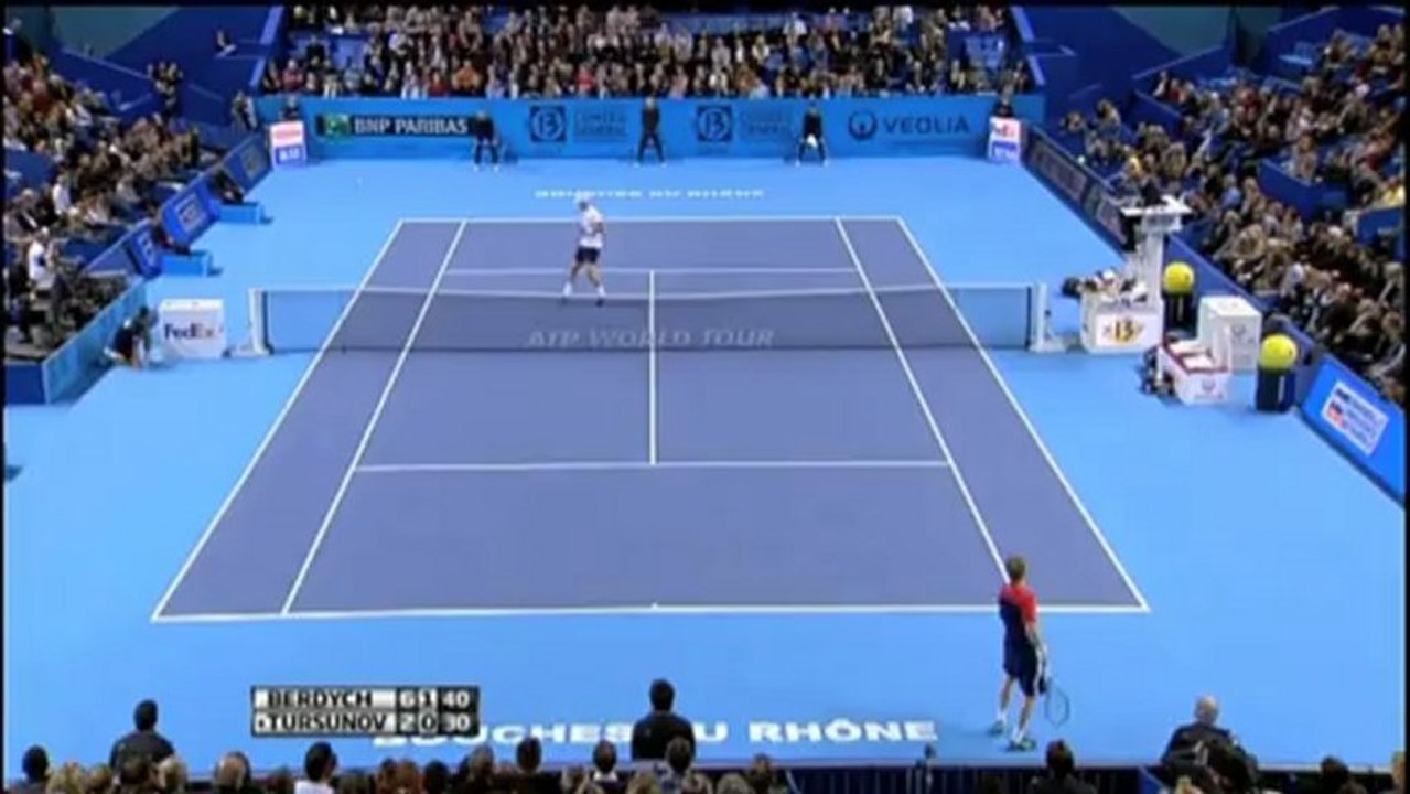 Marseille: Berdych dominiert gegen Tursunov und steht im  Finale gegen Tsonga