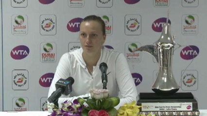 La Kvitova fa i complimenti alla Errani