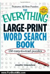 Fun Book Review: The Everything Large-Print Word Search Book: 150 easy-to-read puzzles (Everything Series) by Jennifer Edmondson