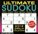 Fun Book Review: Ultimate Sudoku 2013 Box/Daily (calendar) by Conceptis Puzzles