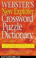 Fun Book Review: Webster's New Explorer Crossword Puzzle Dictionary by Merriam-Webster