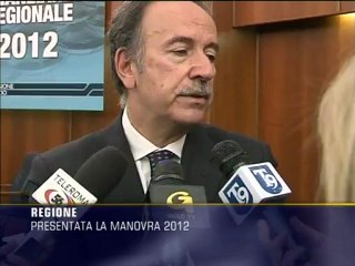 Regione Lazio, la manovra 2012