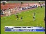 2003 (October 1) Stuttgart (Germany) 2-Manchester United (England) 1 (Champions League)
