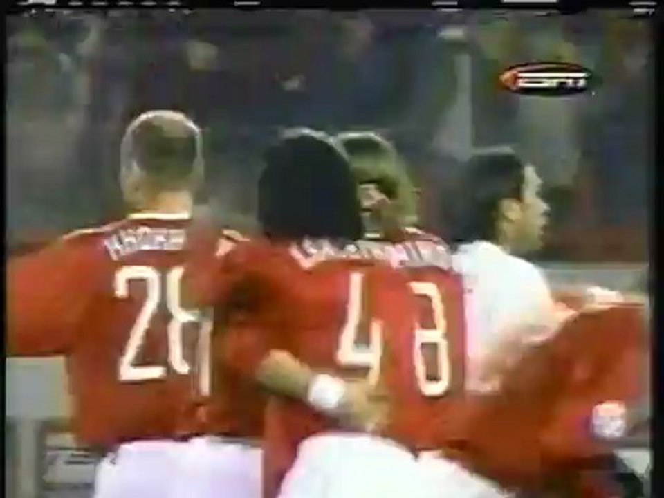 2003 (October 21) Lokomotiv Moacow (Russia) 3-Internazionale Milano (Italy) 0 (Champions League)